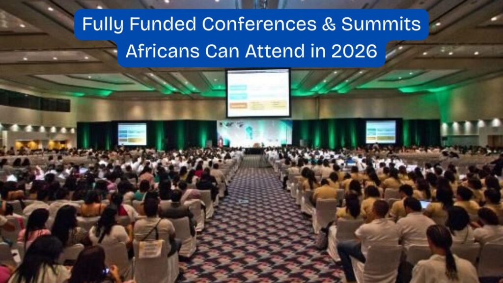 Fully Funded Conferences & Summits Africans Can Attend in 2026