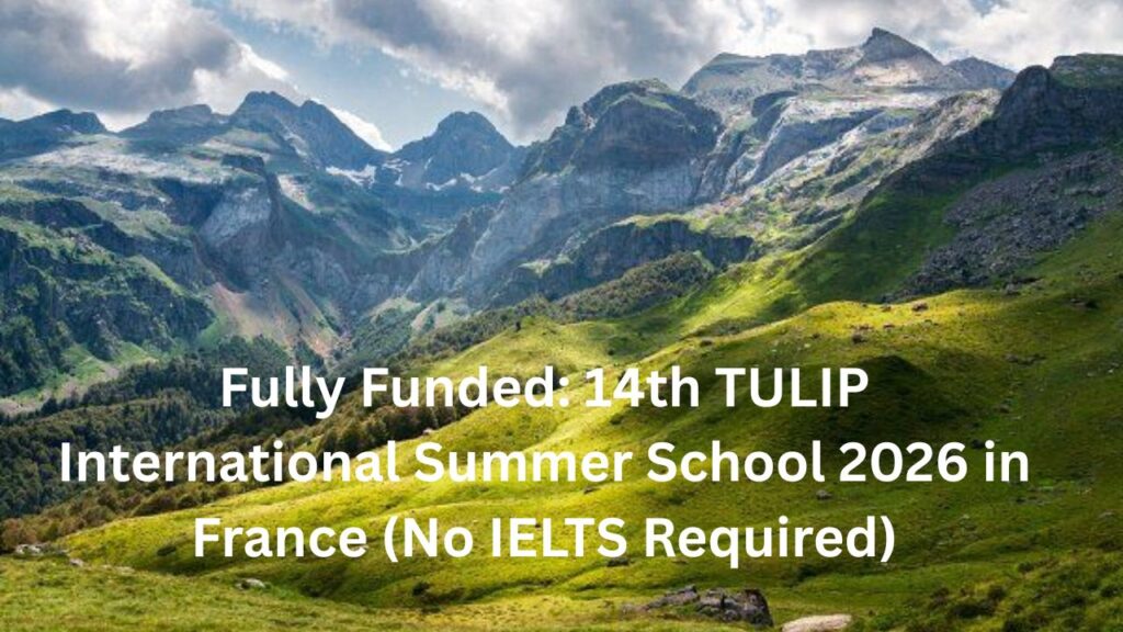 Fully Funded14th TULIP International Summer School 2026 in France (No IELTS Required)
