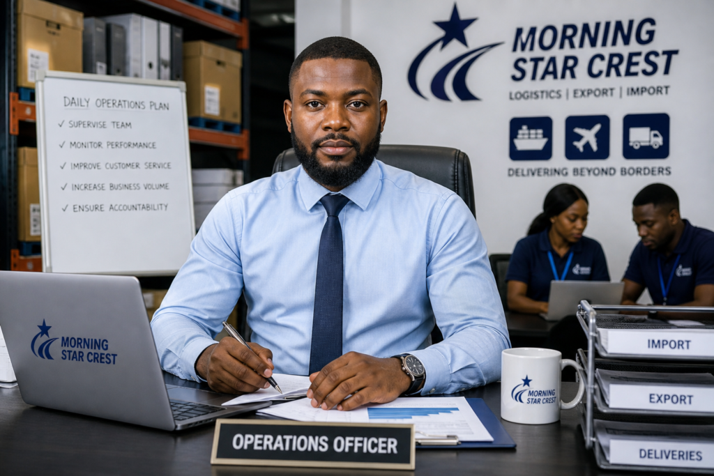 Operations Officer Job in Lagos: Full-Time Role at Morning Star Crest Operations Officer Job in Lagos: Full-Time Role at Morning Star Crest