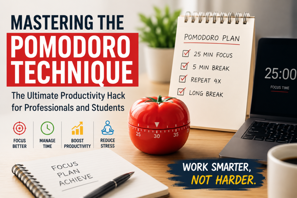 Mastering the Pomodoro Technique: Improve Productivity and Beat Procrastination
