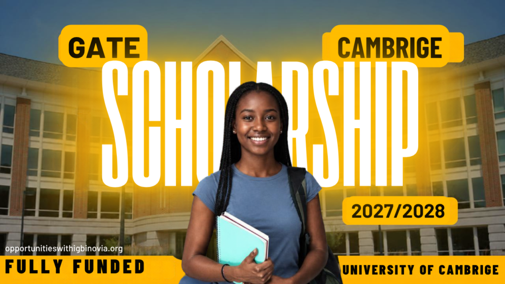 African postgraduate student researching the Gates Cambridge Scholarship at the University of Cambridge